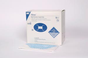 [1838R] 3M™ Fluid Resistant Filtron™ Surgical Mask, Off the Face/Anti-Fog Style, Blue