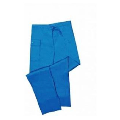 [21710] Molnlycke Barrier® Scrub Pant Drawstring Pants, Small, Blue