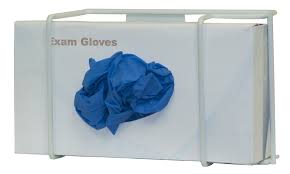 [GL011-0613] Bowman Glove Box Dispenser, Single, White Coated Wire