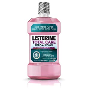 [30671] Listerine® Total Care Zero Mouthwash, Alcohol Free, Fresh Mint, 1L
