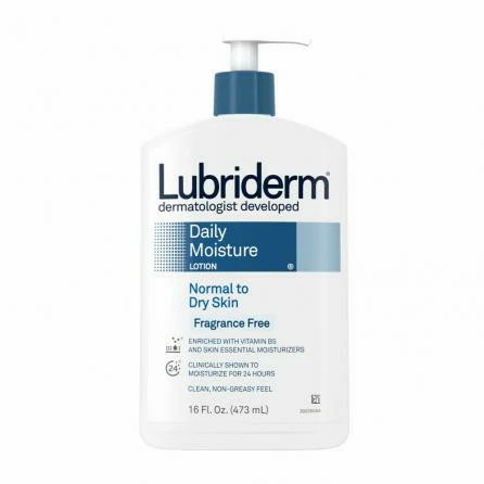 [48323] Johnson & Johnson Lubriderm 16 fl oz Fragrance Free Daily Moisture Lotion, 12/Case