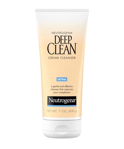 [06095] Johnson & Johnson Neutrogena 7 oz Deep Clean Cream Cleanser, 12/Case