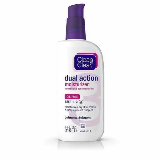 [003572] Johnson & Johnson Clean & Clear 4 fl oz Dual Action Moisturizer, 24/Case