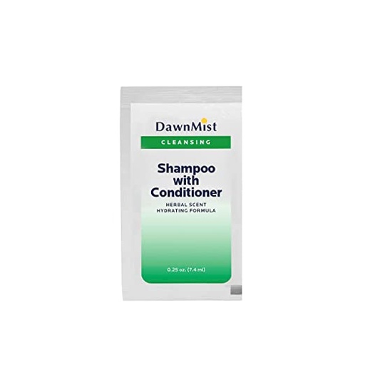 [PSC70] Dukal Dawnmist Shampoo & Conditioner, .25 oz Single Use Packet, 100/bg