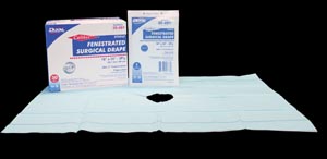 [20-001] Dukal Surgical Drapes, , Fenestrated Surgical, 18" x 26", 1/pk, 50 pk/bx