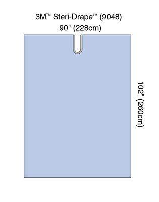 [9048] 3M™ Neurology Steri-Drape™ Adhesive Split Sheet, 90" x 102"