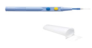 [ESP1HN] Symmetry Surgical Aaron Electrosurgical Push Button Pencil, Holster & Needle, Disposable
