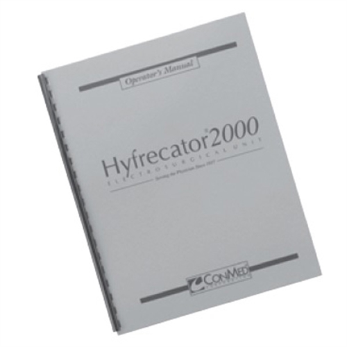 [7-900-OM-ENG] Conmed Operator's Manual in English for Hyfrecator 2000 Electrosurgical Unit