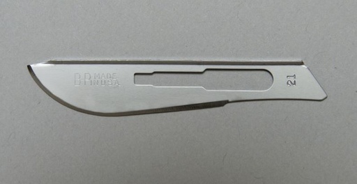 [371321] Aspen Bard-Parker® Rib-Back® Carbon Steel Blades, Non-Sterile, Size 21, 6/strip, 25 strips/cs