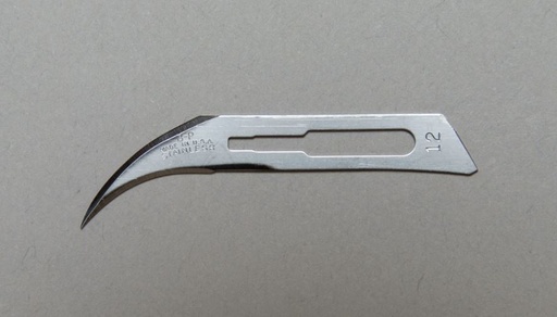 [371712] Aspen Bard-Parker® Special Surgeon's Periodontal Blade, Size 12B, 50/bx, 3 bx/cs