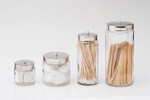 [4014] Tech-Med Dressing Jars - Dressing Jar & Cover, 3" x 3"