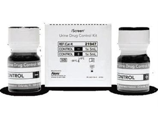 [88004] Iscreen External Controls - Urine Drug Control Kit: 5mL Positive Vial & 5mL Negative Vial