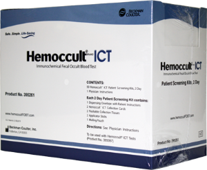 [395261A] HemoCue America Hemoccult ICT 2-Day Patient Screening Kit, 200 Tests/Case