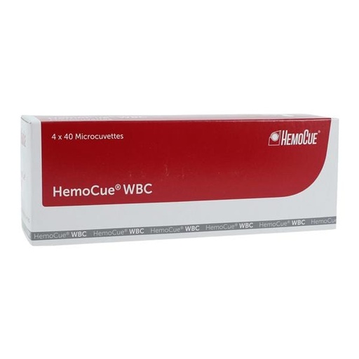 [113003] HemoCue America White Blood Cell Counter Microcuvettes, 160/Box