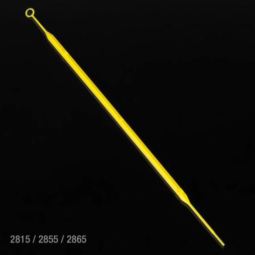 [2865] Globe Scientific 10µl Polystyrene Rigid Innoculation Loops w/ Needle, Yellow, 500/Case