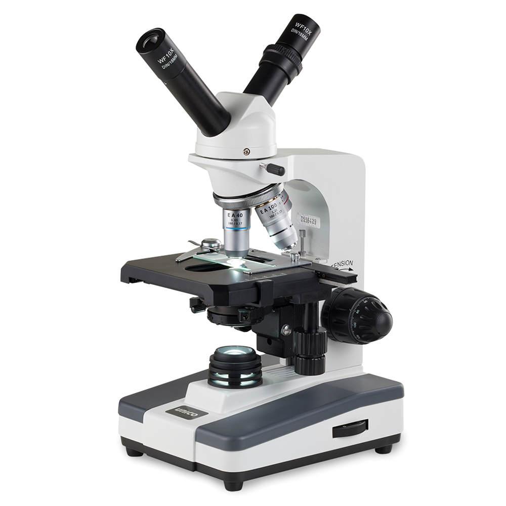 [M252LED] Unico Dual Head 10X Widefield Eyepiece 4X 10X 40X 100X for M250 Series Microscope