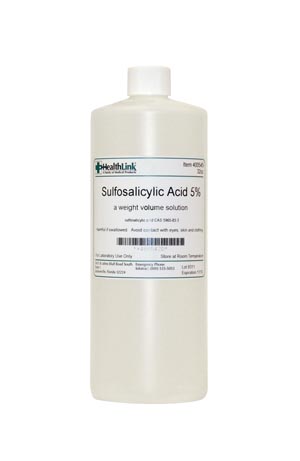 [400545] Healthlink Sulfosalicylic Acid, 5%, 16 oz