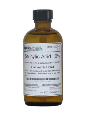 [400547] Healthlink Salicylic Acid, 10% in 95% EtOH, 4 oz