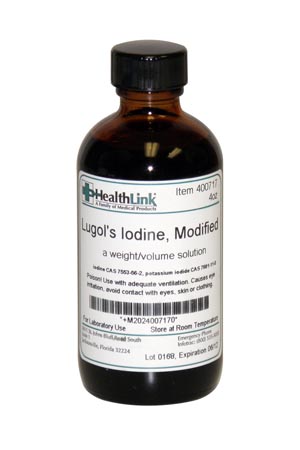 [400717] Healthlink Lugol's Iodine, Modified, 2.1%, 4oz