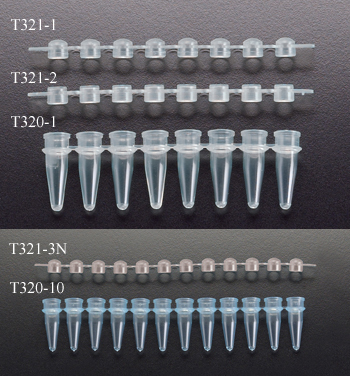 [T321-1G] Simport Amplitube™ PCR Dome Cap Strips, Green