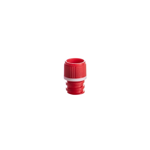 [T500ROS] Simport Screw Cap with O-ring for T500 Tube, Red