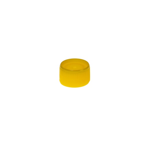 [T340YLS] Simport Colored Closure Caps, Lip Seal, Yellow