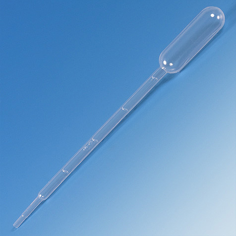 [137018] Globe Scientific 5 ml LDPE Sterile Graduated Transfer Pipets, 400/Case