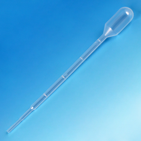 [137135] Globe Scientific 3 ml LDPE Sterile Graduated Transfer Pipets, 400/Case