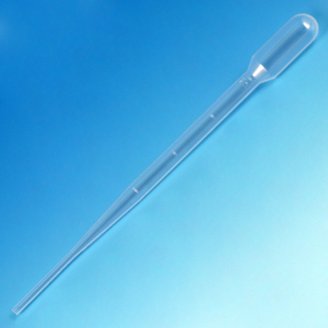[137040] Globe Scientific 5 ml LDPE Non-Sterile Graduated Transfer Pipets w/ 2.8 mm Tip, 5000/Case