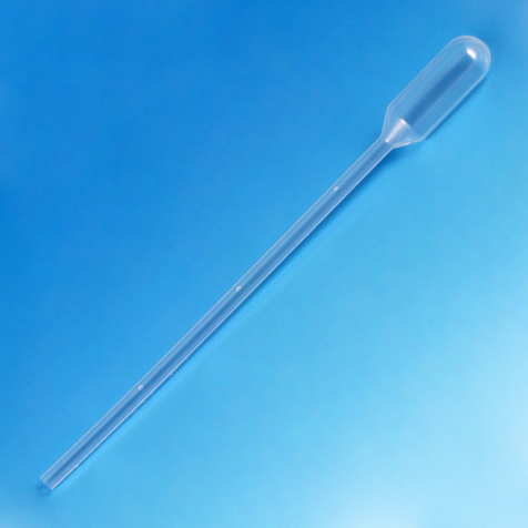 [136036] Globe Scientific 1.5 ml LDPE Non-Sterile Pediatric Graduated Transfer Pipets, 5000/Case