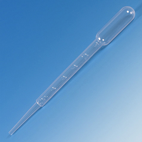 [135010] Globe Scientific 7.5 ml LDPE Non-Sterile Graduated Transfer Pipets, 5000/Case