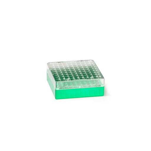 [T314-2100G] Simport Cryostore™ Storage Box, 1.2 & 2mL, 100 Places, Green