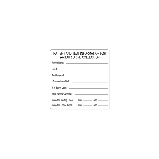 [B350-4] Simport Urisafe® Patient ID Label