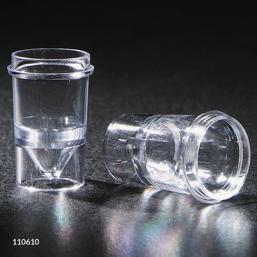 [110610] Globe Scientific 1.5 ml PS Multi-Purpose Sample Cups, 1000/Bag