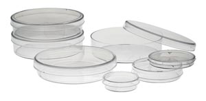 [D210-8R] Simport Petri Dish, 25 x 90mm, Stacking Ring