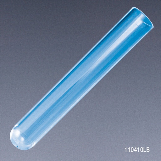 [110410LB] Globe Scientific 5 ml PS Non-Sterile Test Tubes, Light Blue, 1000/Bag