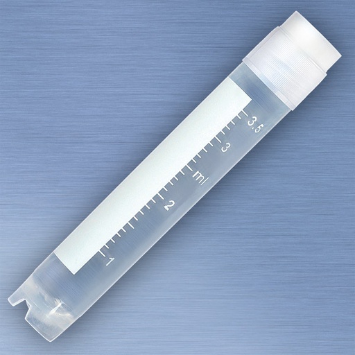 [3014] Globe Scientific CryoClear 4 ml PP Cryogenic Vials w/ External Threaded, 500/Case