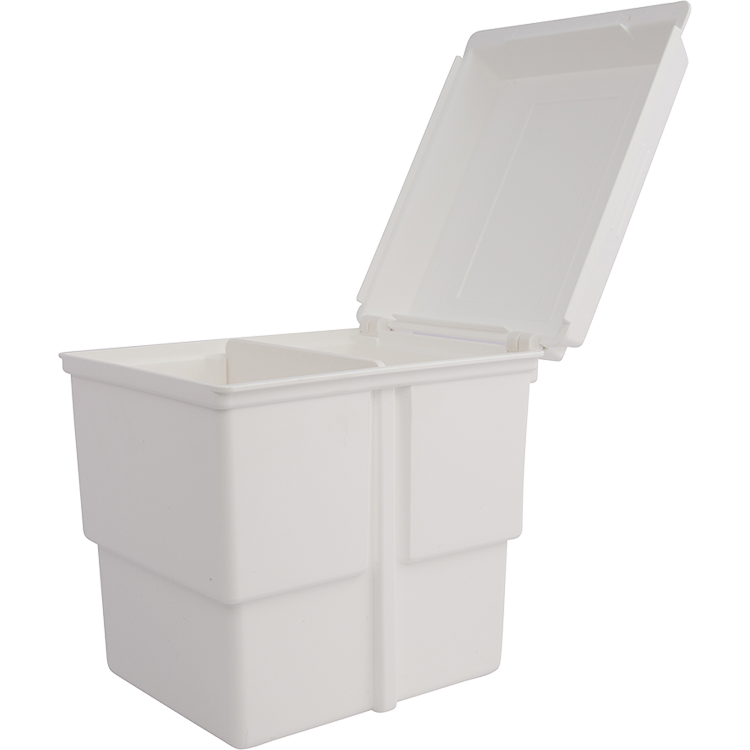 [29R605] Zirc E-Z Storage Tub Organizer (White Cover)