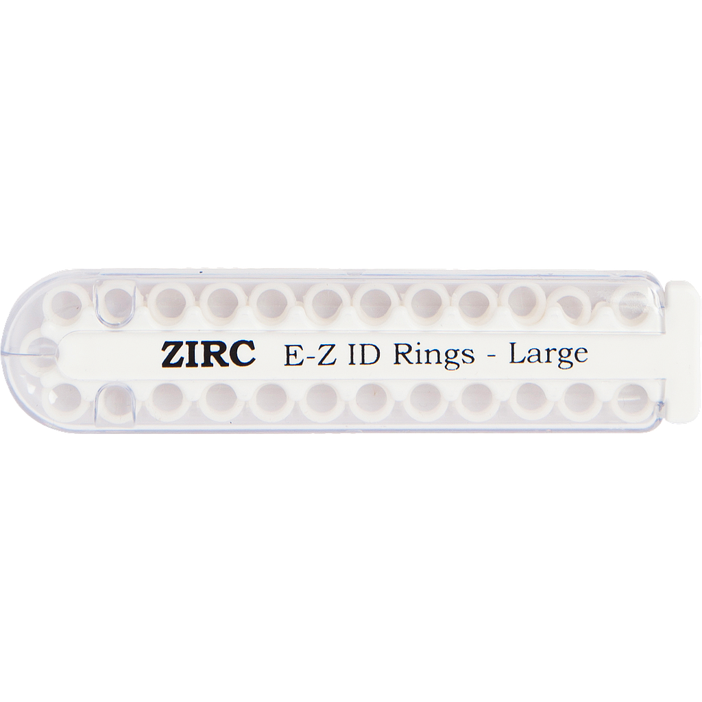 [70Z200] Zirc E-Z ID Rings Large (25pk)