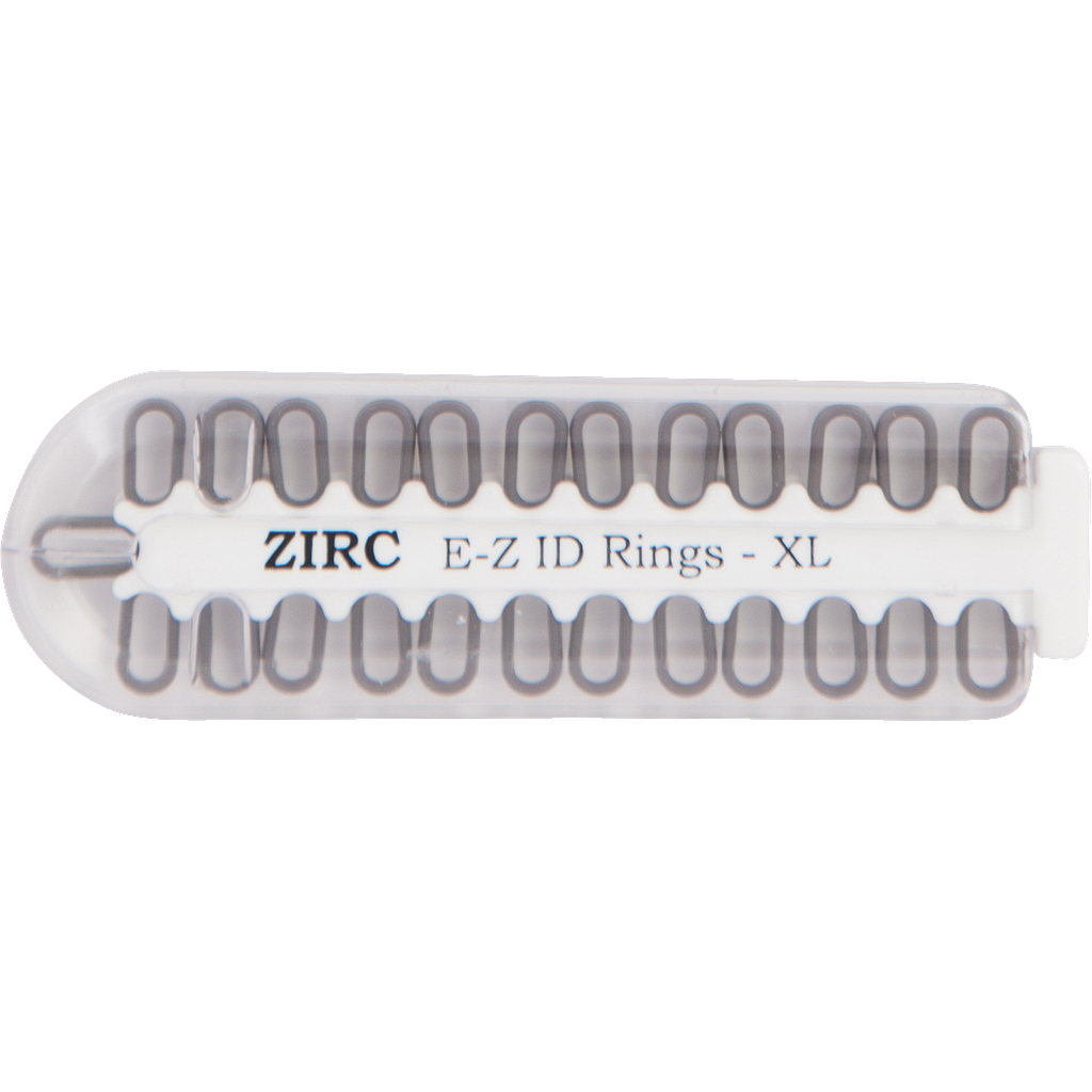 [70Z000] Zirc E-Z ID Rings XL (25pk)