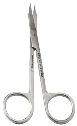 [T813] PDT Scissors Goldman-Fox Curved 12.5 cm T813