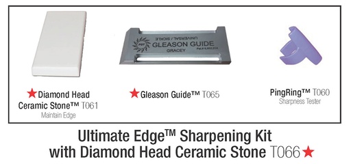 [T066] PDT Ultimate Edge™ Sharpening Kit with Diamond Head Ceramic Stone T066