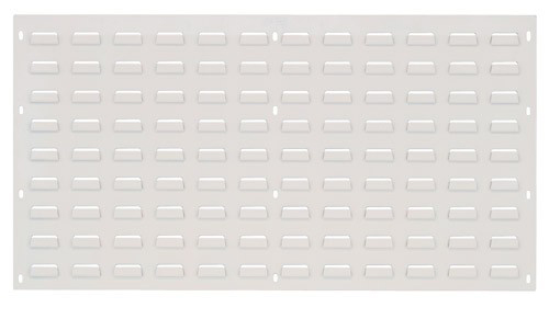 [QLP-3619HC] Quantum Medical 36 inch x 19 inch Steel Flat Louvered Panel, Oyster White, 1 per Pack