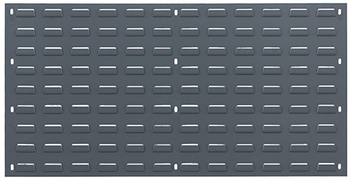 [QLP-3619] Quantum Medical 36 inch x 19 inch Steel Flat Louvered Panel, Gray, 1 per Pack