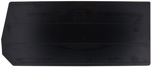 [DUS953] Quantum Medical 24 inch x 10 inch Bin Divider, Black, 1 per Pack