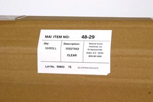 [48-29] Medegen Roll-A-Way™ Cart Covers, 55" x 27" x 62", 0.90 mil