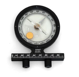 [12-1149] Fabrication Inclinometer, Baseline Deluxe Acuangle Inclinometer with Adjustable Feet