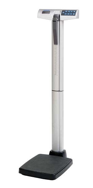 [500KLAD] Health O Meter Digital Eye-Level Stand-On Scale with Height Rod, Power Adapter ADPT31
