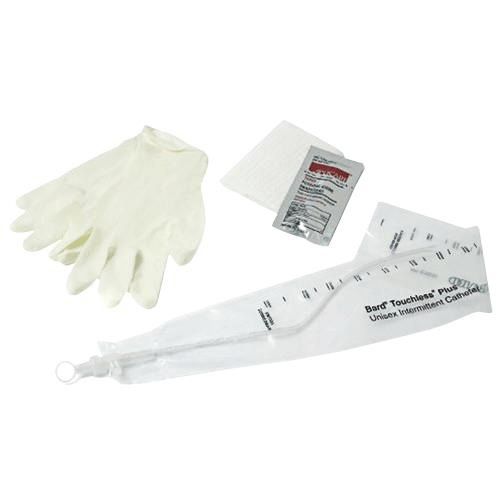 [4A5108] Bard Medical Touchless Plus 8 Fr Vinyl Unisex Intermittent Catheter Kit, 50/Case