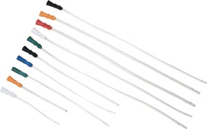 [AS861616] Amsino Amsure® PVC Intermittent Urethral Catheter, 16", Male, 16FR